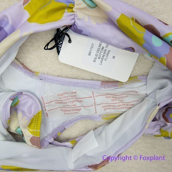 New! Set!‎ Beth Richards Delrey Bikini Top and bottom, 70’s floral bikini, M - Picture 10 of 11